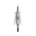Beast Cut on Contact Titanium Broadhead, 125 grain 2.0 in cut, blades closed in flight position