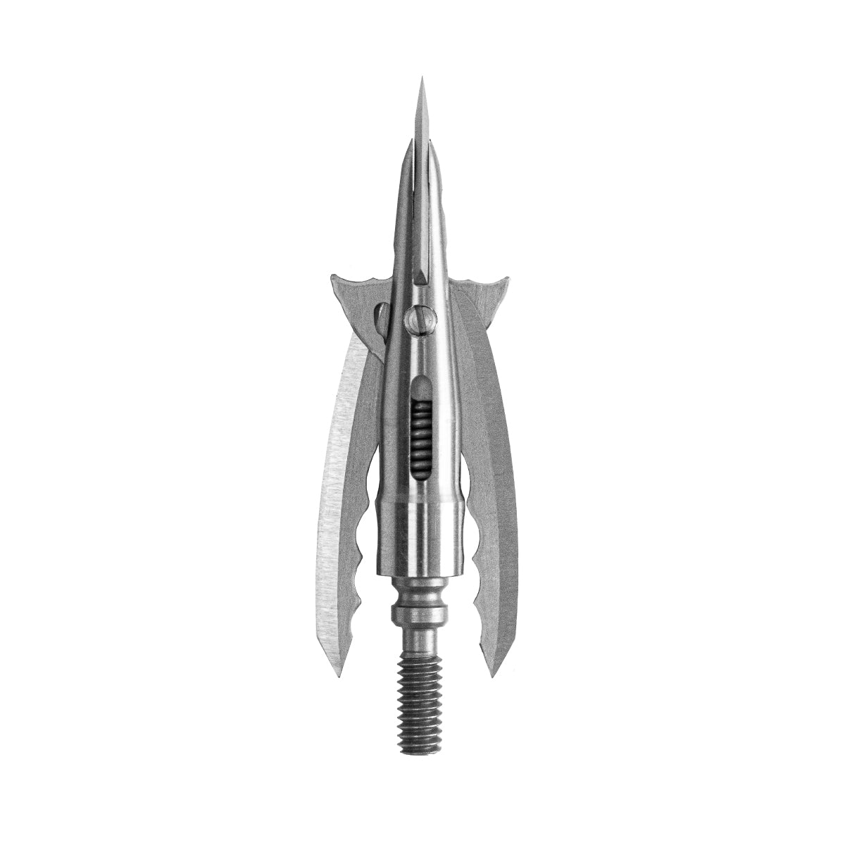 Beast Cut on Contact Titanium Broadhead, 125 grain 2.3 in cut, blades closed in flight position