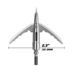 Beast Cut on Contact Titanium Broadhead, 125 grain with 2.3 in cut diameter labelled