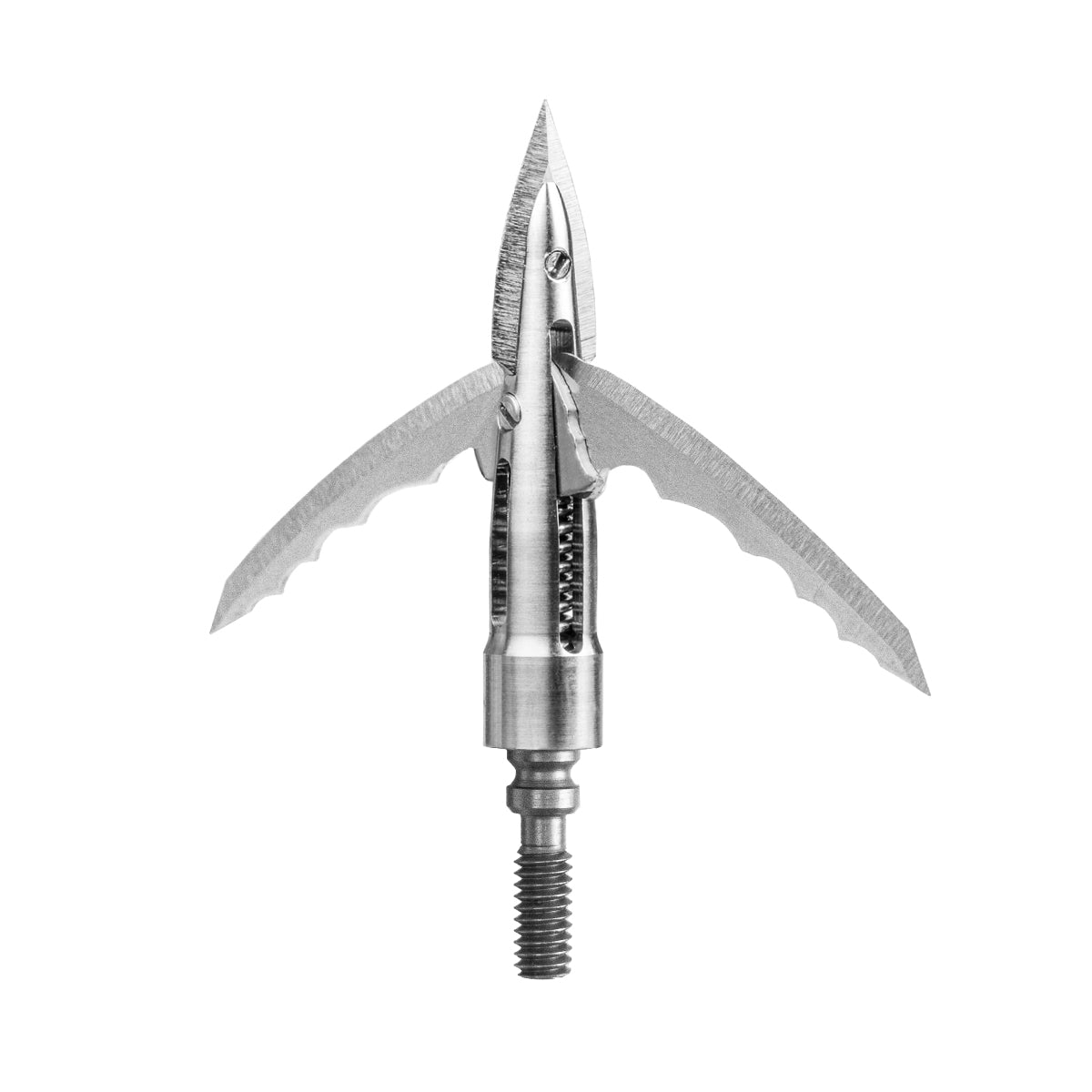 Beast Cut on Contact Titanium Broadhead, 125 grain 2.3 in cut, blades open