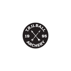T.R.U. Ball Circle X Arrows sticker, Black