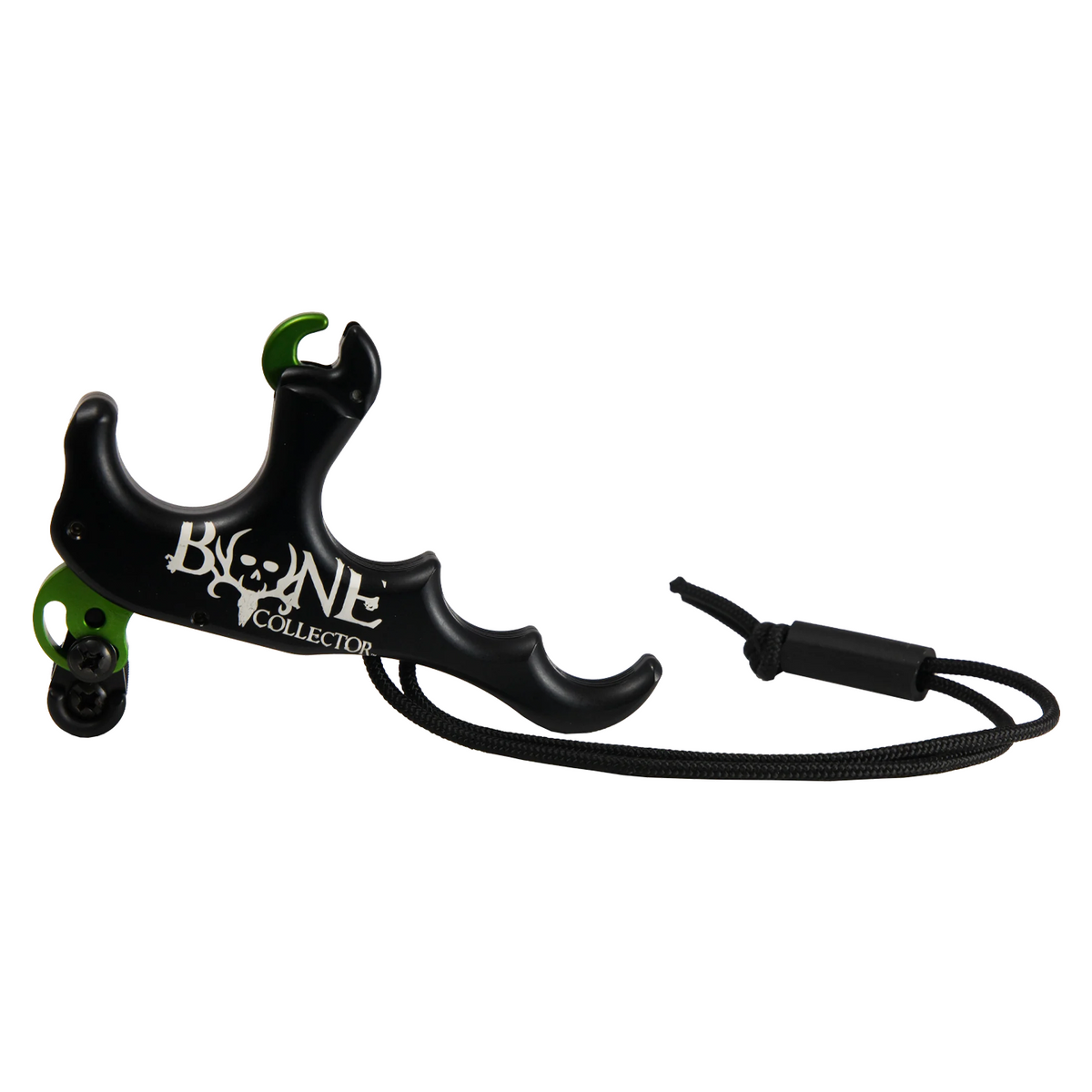T.R.U. Ball Bone Collector T-Rex, Black - Bone Collector logo side with built-in lanyard