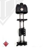 Conquest Talon Arrow Quiver, Matte Black, rear view