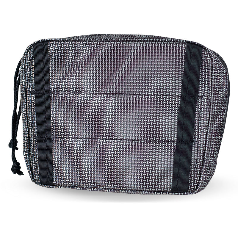 Stone Glacier Terminus Accessory Pocket, back view showing webbing attachment