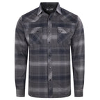 Stone Glacier Timber Butte Snap Shirt LS, Carbon Plaid, front