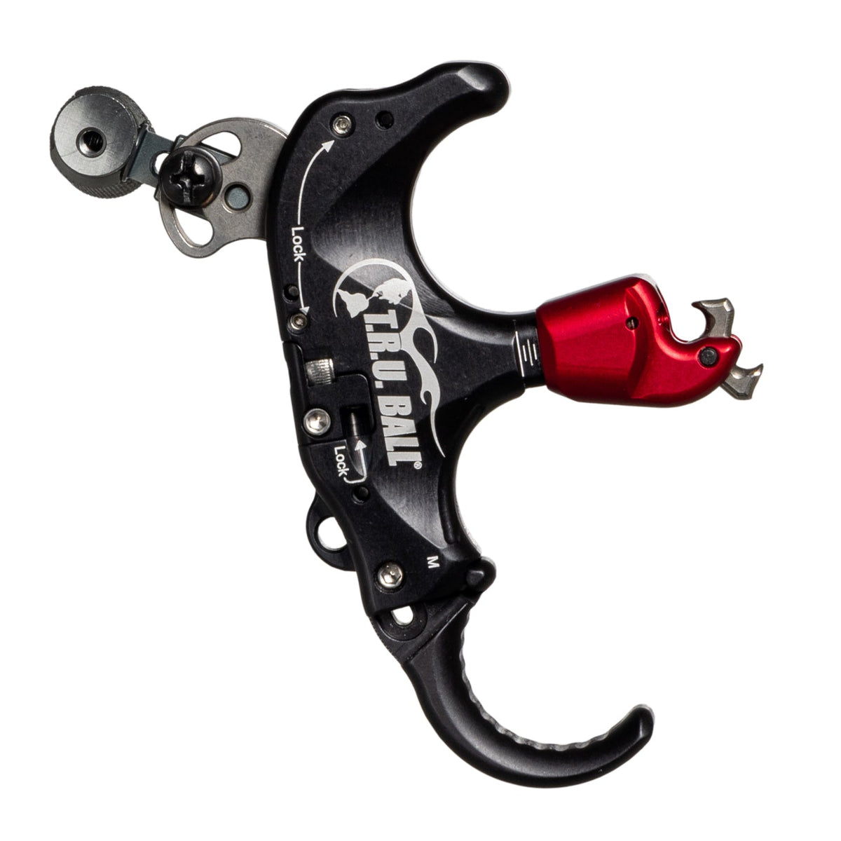 T.R.U. Ball Ultimate Flex thumb release, Black / Quicksilver