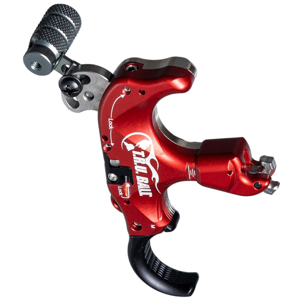 T.R.U. Ball Ultimate Flex thumb release, Red / Quicksilver