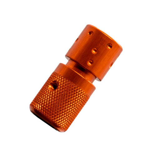 AAE Bitz Knob, 4-5-6 Fletch in orange anodising