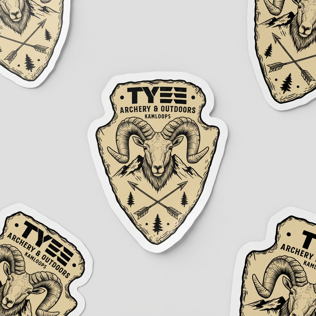 Tyee Archery Crest Sticker
