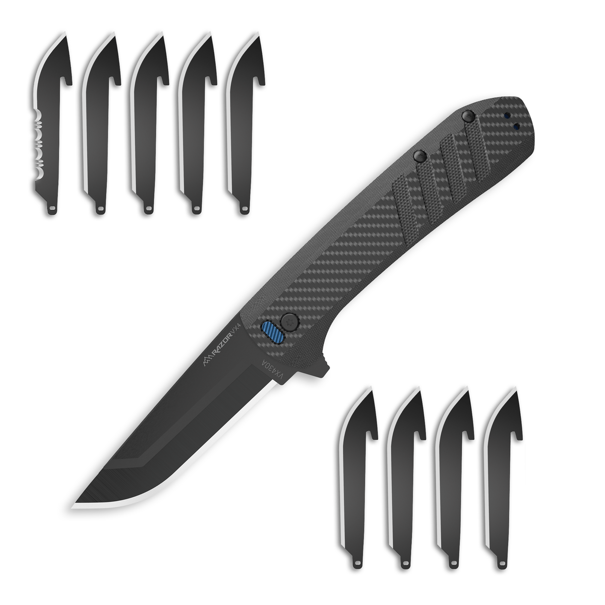 Outdoor Edge Razor VX4 | 10 Blade Bundle