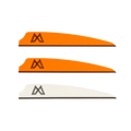 Mission Crossbow Replacement Vanes, orange and white