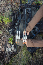 Stone Glacier Bow Sling, bow and pack detail view