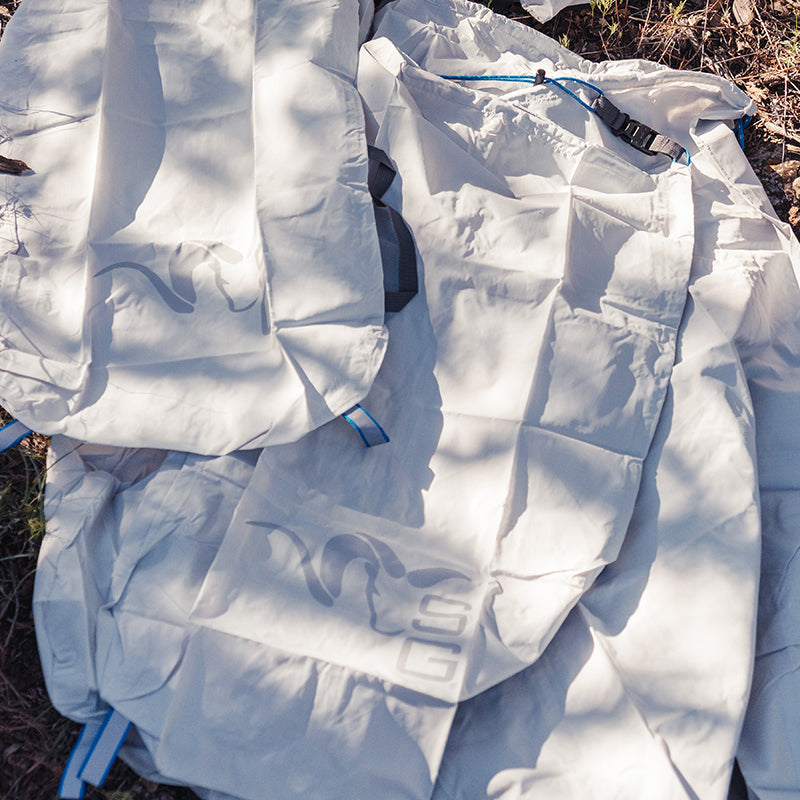 Stone Glacier Game Bag, ripstop fabric and webbing detail