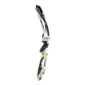 WIAWIS Win & Win Inno CXT 25" Recurve Target Riser -Left Hand-Black/Wht/Gold (Open Box X1045180)