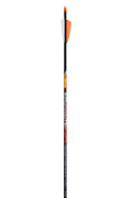 Black Eagle X Impact fletched carbon hunting arrow, 4mm (.165) micro-diameter shaft