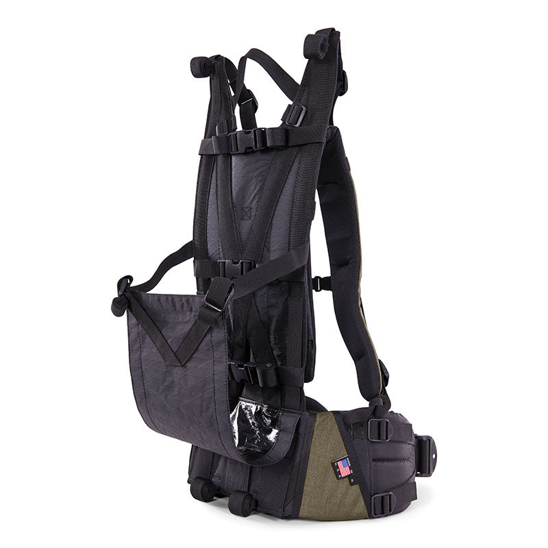 Stone Glacier Xcurve Frame, Ranger colour, front three-quarter view