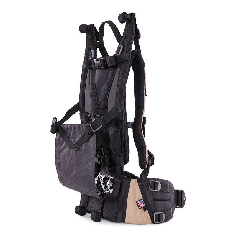 Stone Glacier Xcurve Frame, Tan colour, front three-quarter view