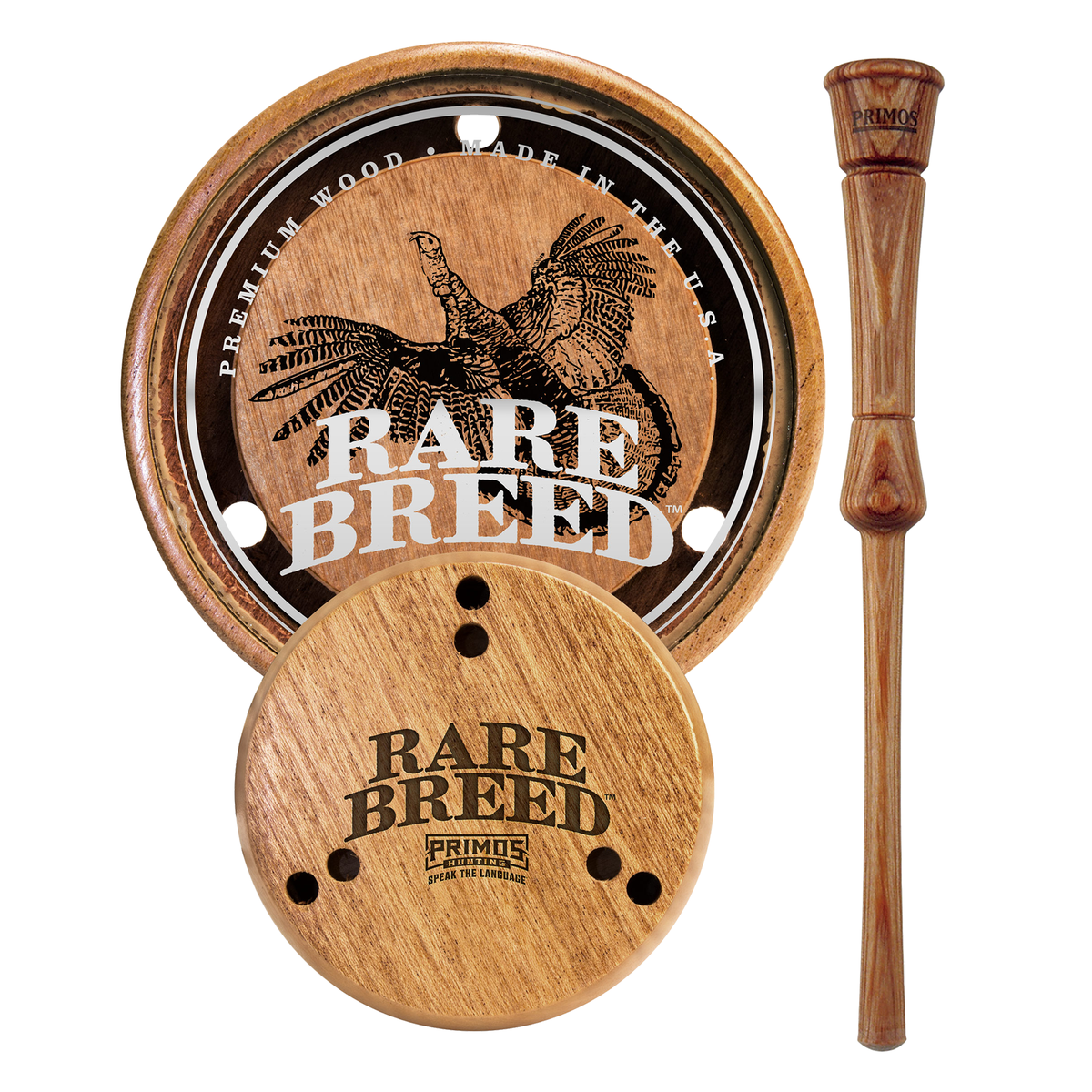 Primos Rare Breed Glass Turkey Call with striker