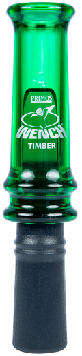 Primos Timber Wench duck call in green with black mouthpiece