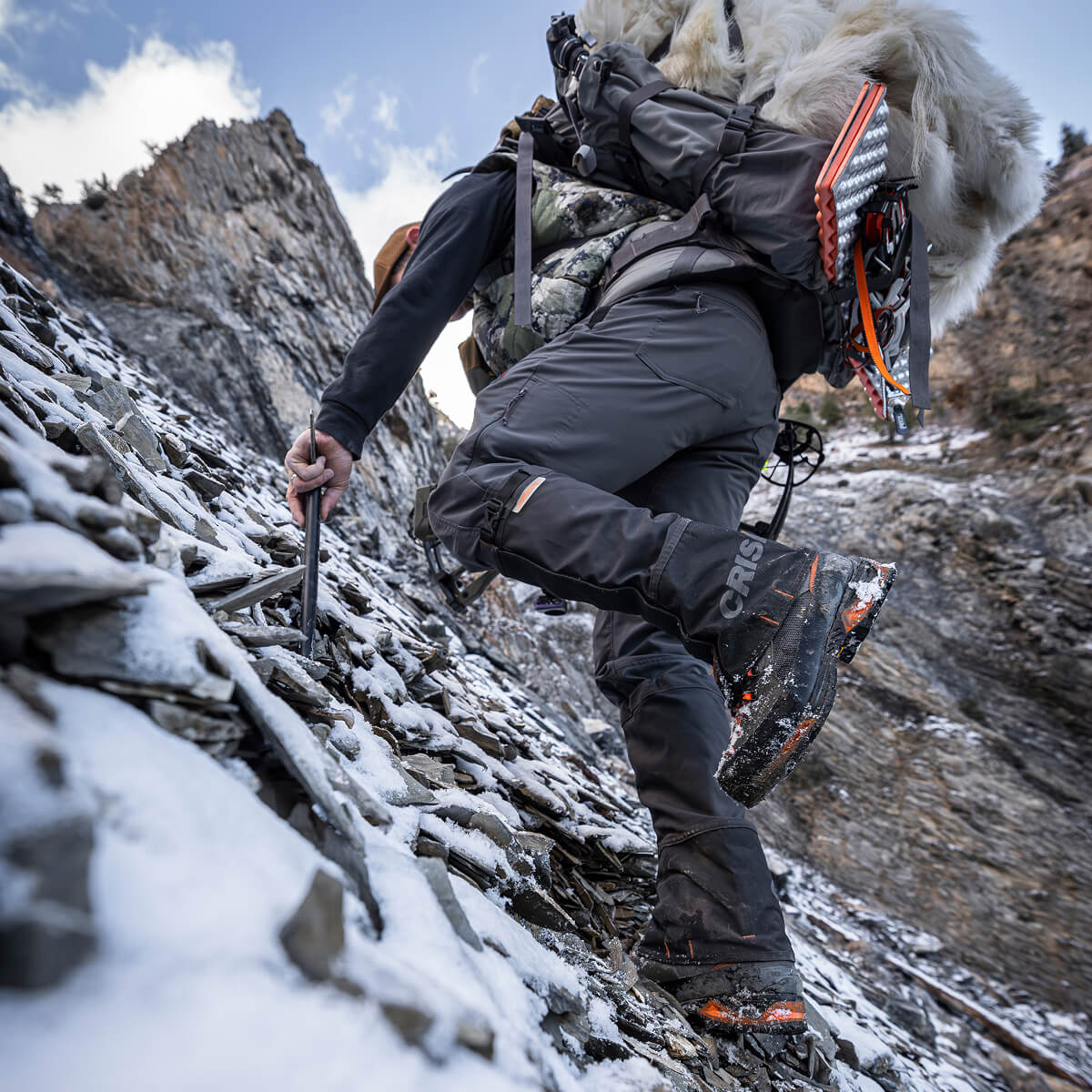 Crispi Alpine Pro SF, Grey, in the field