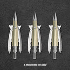 Beast Aluminum Broadheads 3 Pack, 125 grain, 2.3 in cut
