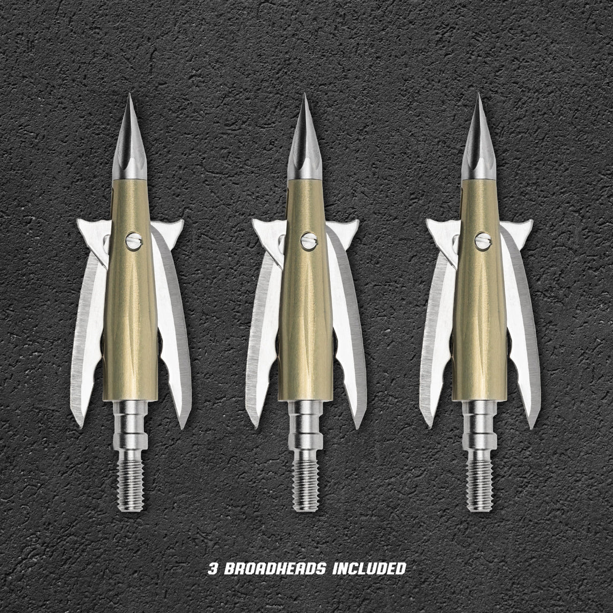 Beast Aluminum Broadheads 3 Pack, 125 grain, 2.0 in cut