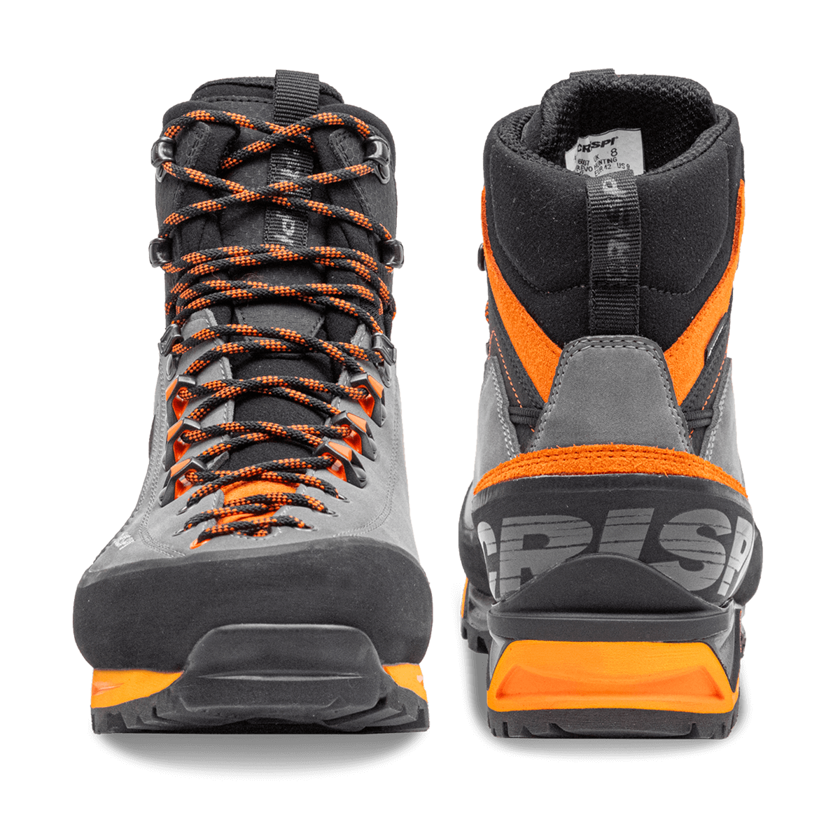 Crispi Alpine Pro SF, Grey, front and back view