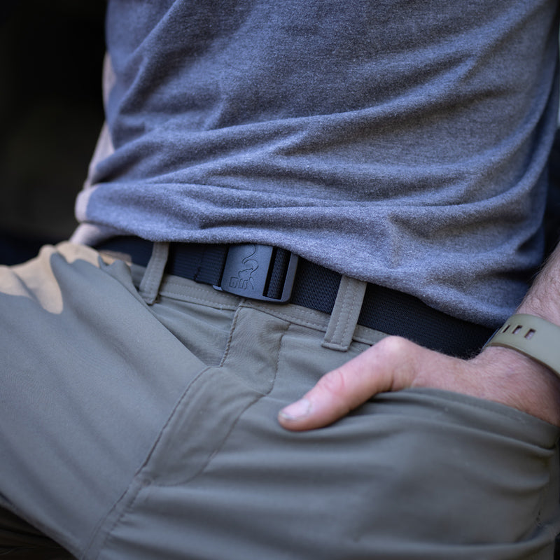 Stone Glacier Performance Belt, worn side view