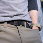 Stone Glacier Performance Belt, worn front view