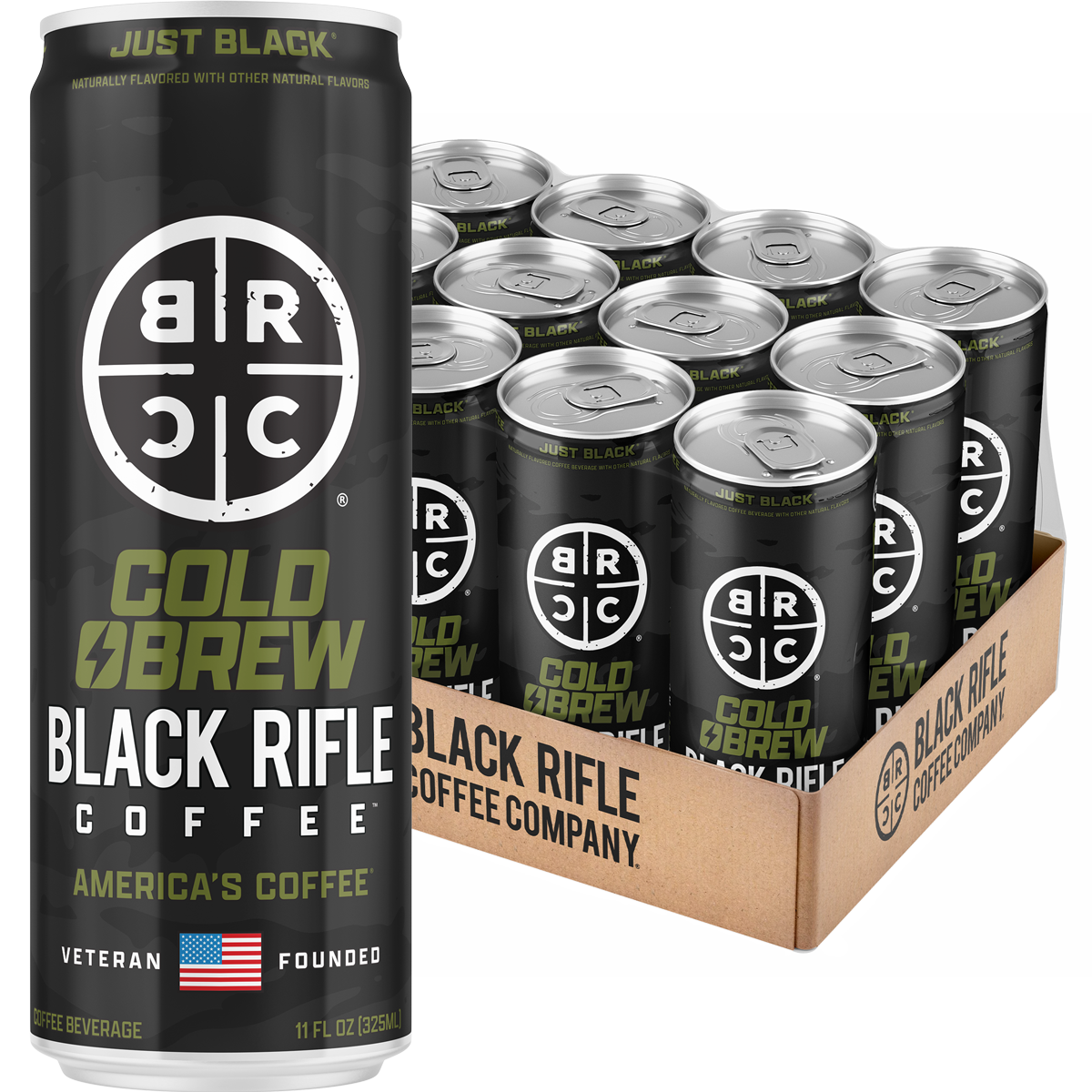 Black Rifle Coffee Cold Brew Coffee, 12-Pack