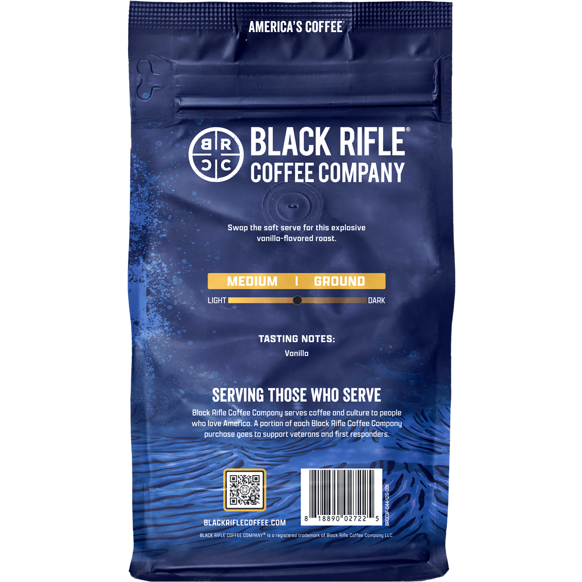 Black Rifle Coffee Vanilla Bomb Roast - Ground / 12oz