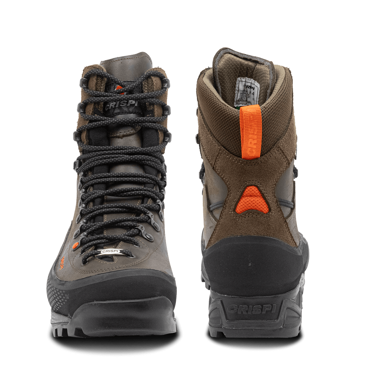 Crispi Briksdal EFX, Brown, front and back view