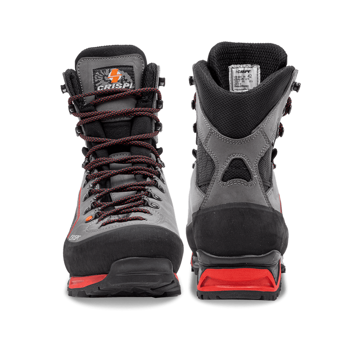 Crispi Briksdal MTN SF, Grey, front and back view