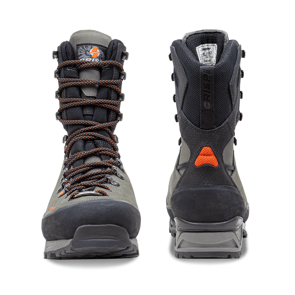 Crispi Briksdal Pro, Grey, front and back view
