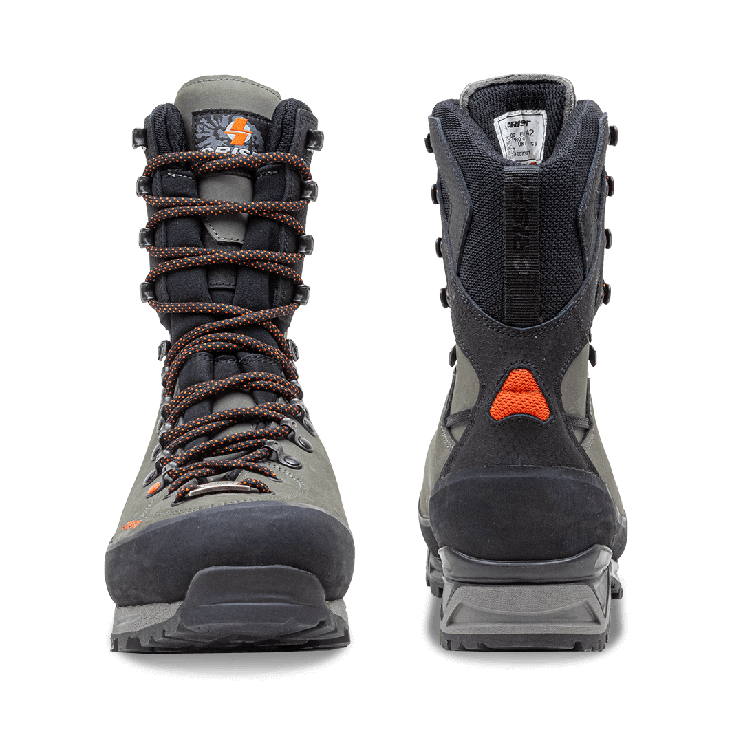 Crispi Briksdal Pro, Grey, front and back view