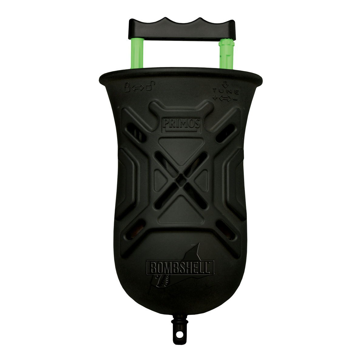 Primos Bombshell Turkey Call with green rails