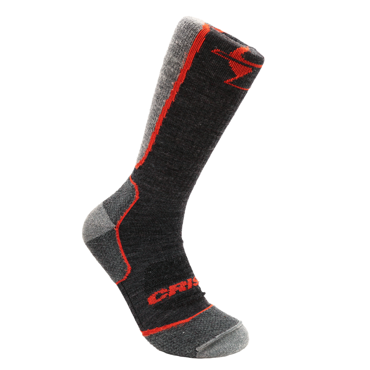 Crispi Manti Lightweight Mid-Calf Socks, Charcoal