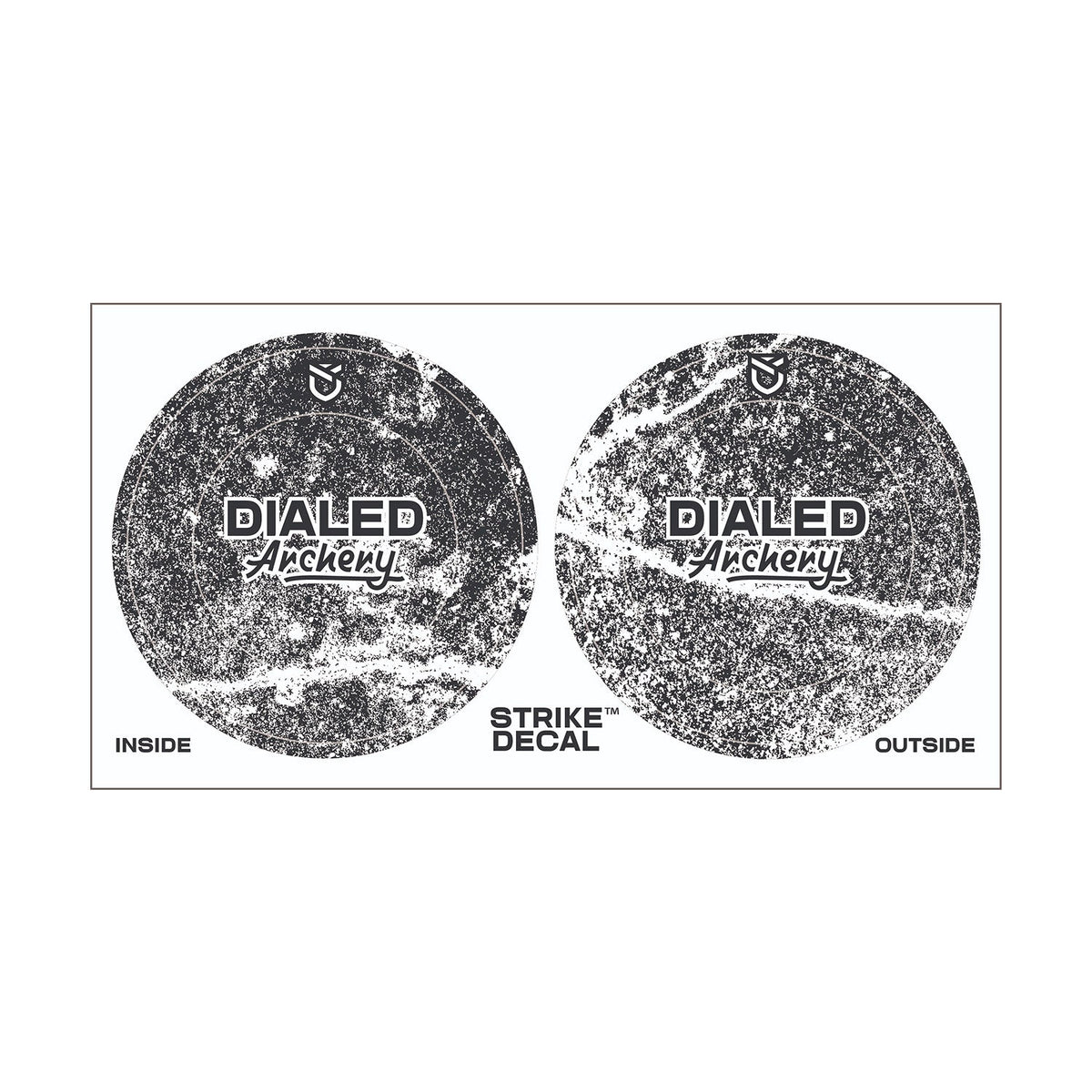 Dialed Archery STRIKE Decals - Haze