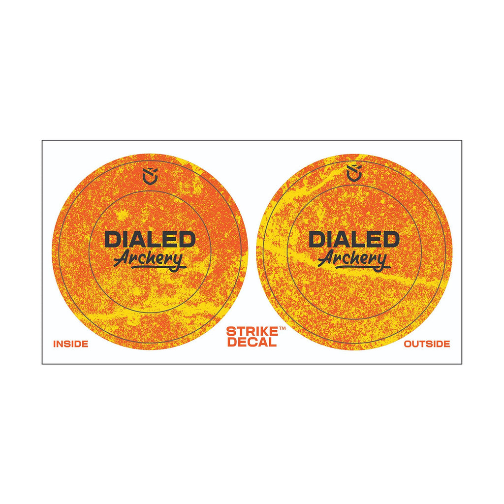 Dialed Archery STRIKE Decals - Haze