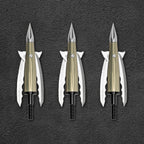 Beast Deep Six 2.3 in 100 grain broadheads, 3-pack contents