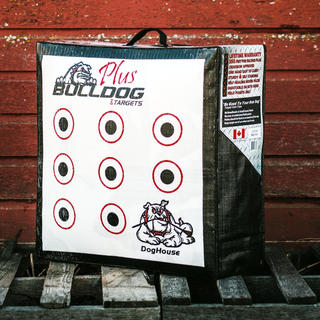 Doghouse FP archery target, front face