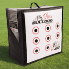Doghouse XL 450 archery target standing on grass