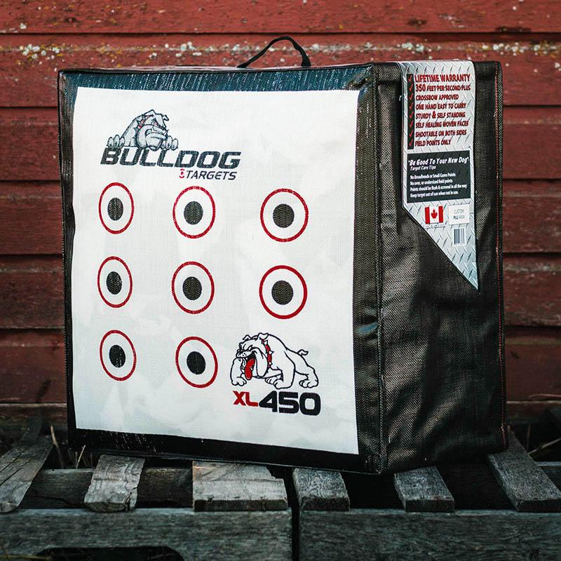 Doghouse XL 450 archery target, front face