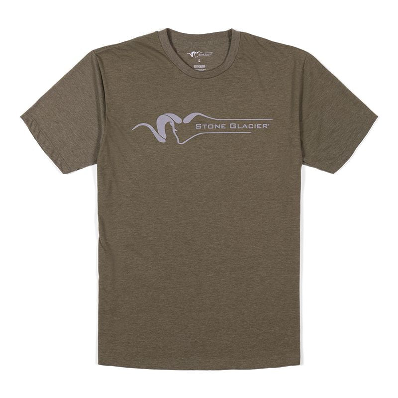Stone Glacier Classic T-Shirt, Military Green, front