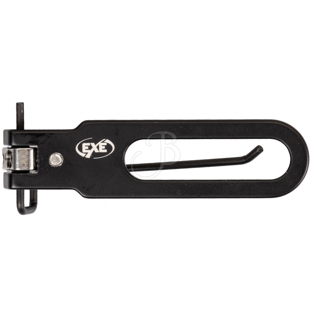 EXE Dime magnetic recurve arrow rest in black with the EXE logo