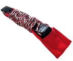 Selway Archery recurve bow stringer in red with a Cordura limb cup