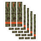 Dialed Archery Old School Camo Arrow Wraps