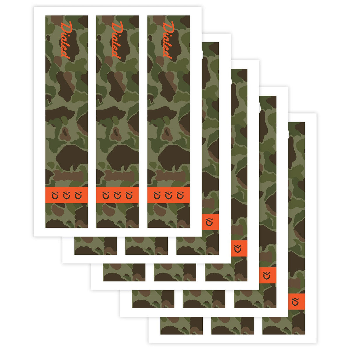 Dialed Archery Old School Camo Arrow Wraps