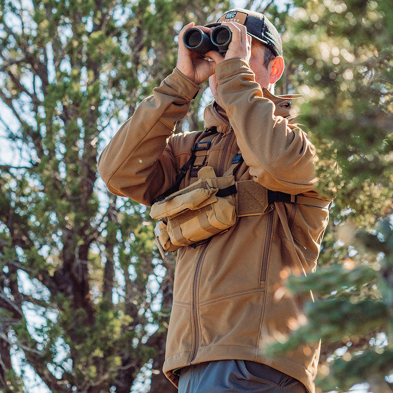 Stone Glacier Headwall Jacket, worn glassing in the field