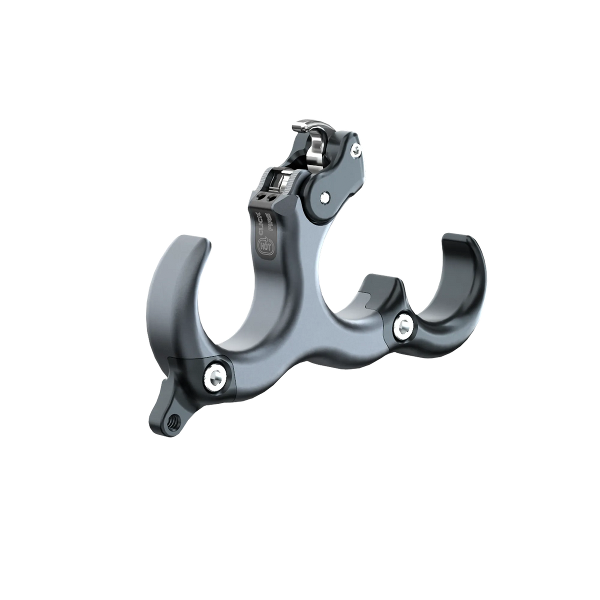 Ultraview UV Hinge 2 release in anodized aluminum, three-quarter view